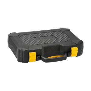 Valigetta porta attrezzi Stanley nera, vuota.