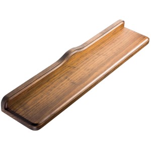 t.b.t. Mensola per dispenser sapone in legno, marrone.