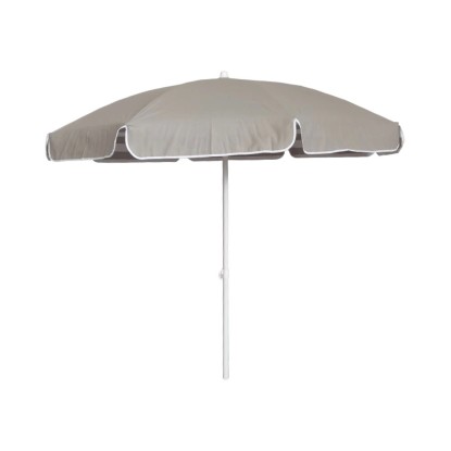 Ombrellone da giardino a palo centrale Ø 200 cm tortora