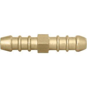 Connettore in ottone per tubi del gas.