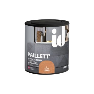 Barattolo di pittura decorativa t.b.t. effetto rame per pareti.