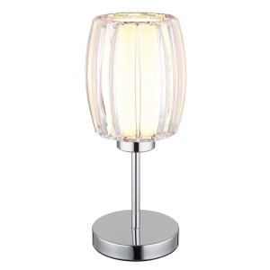 Lampada da tavolo Maribel H 40 cm cromato