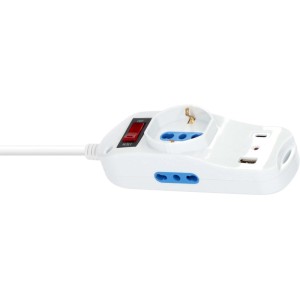 Multipresa 2+1 prese USB Combo-Line brennenstuhl® 1,5m