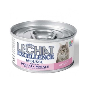 Cibo umido per gatti Monge Lechat Mousse pollo e maiale Adult 85 gr