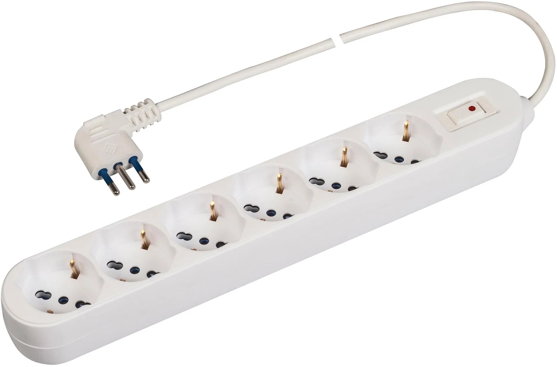 Presa precablata assemblata 71 poli pvc cavo 150m 8 fili in blister