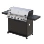 Barbecue a gas Jamestown Grill Kane 6 bruciatori 21 kW nero