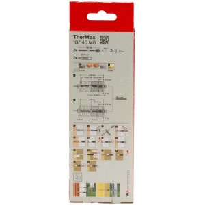 Tassello per materiale isolante Thermax Ø 12 mm 2 pz