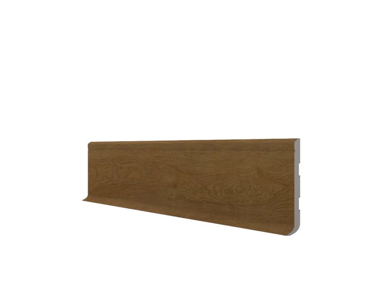 Battiscopa Autoadesivo In PVC Morbido - Colore Rovere Giallo, 10m X 10cm, Impermeabile, Per Camera, Soggiorno, Bagno