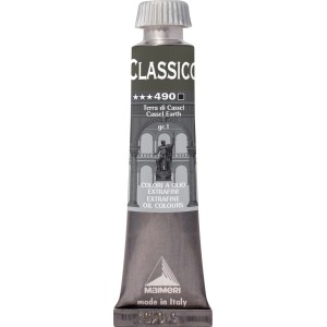Tubo di colore ad olio Classico, tonalità Terra di Cassel.
