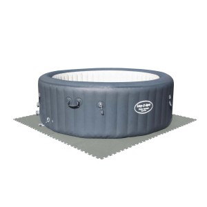 Tappeto protettivo per sotto piscina Bestway 50x50 cm grigio 9 pz