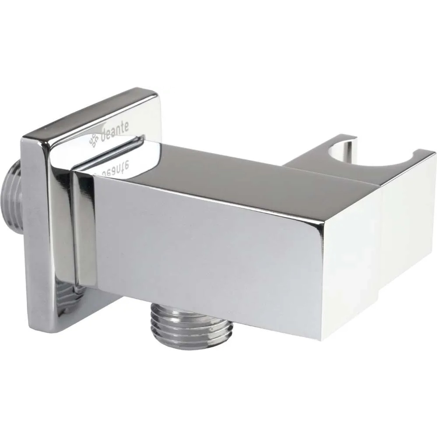 Presa acqua a parete quadrata con supporto doccetta Idrostile cromo