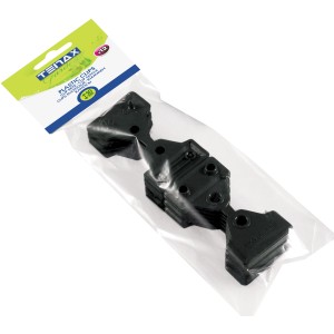 Clip da giardino t.b.t., plastica, nero, confezione da 12