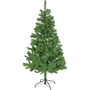 Albero di Natale artificiale verde Colorado, alto 210 cm, con supporto. Albero di Natale per interni.