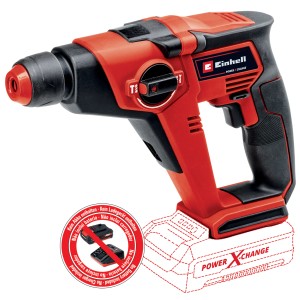 Einhell Tassellatore a batteria TE-HD 18/12 Li-Solo, rosso/nero. Parte della famiglia Power X-Change.