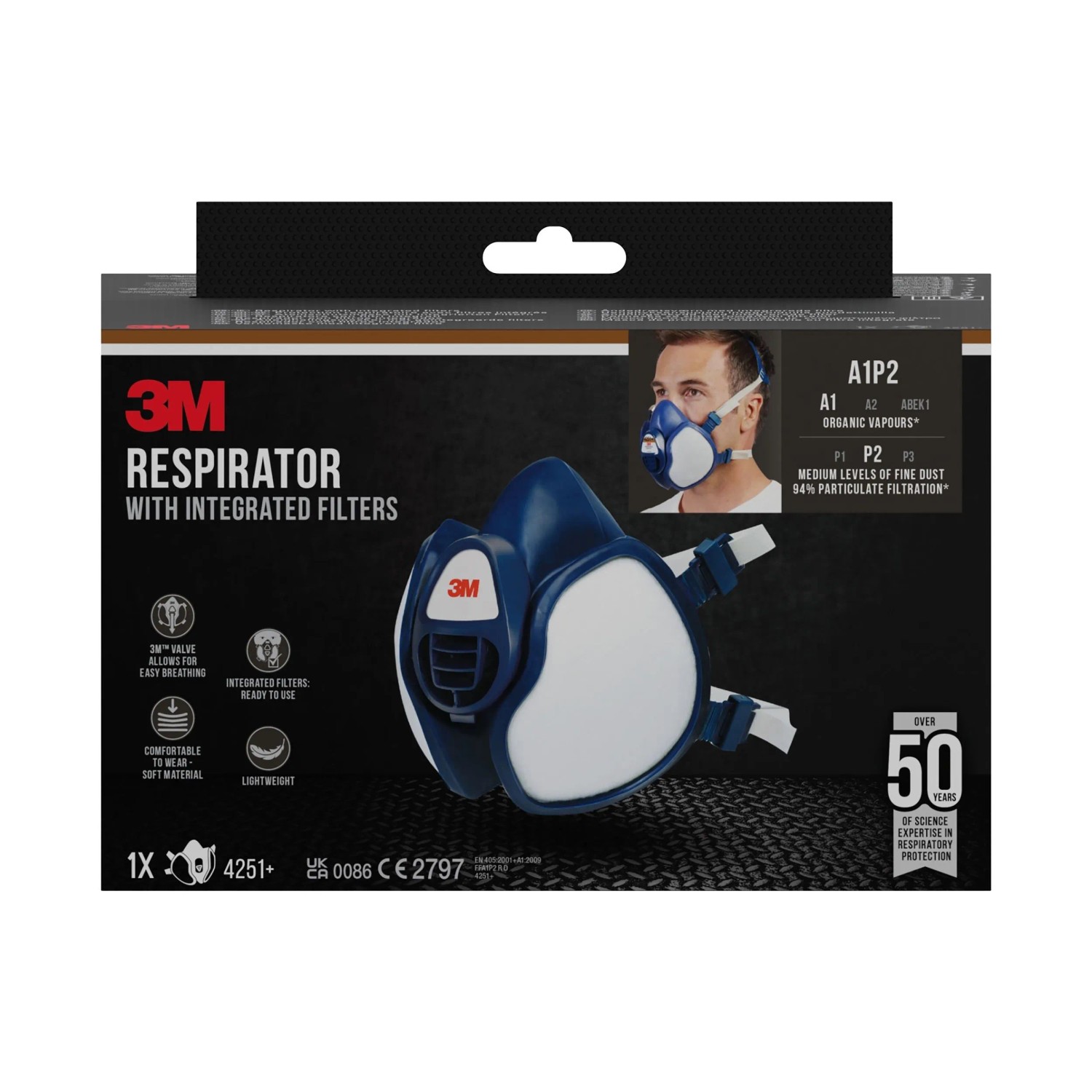Semimaschera 3M per verniciatura a spruzzo riutilizzabile_2