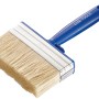 Pennello LUX per dispersioni, larghezza 120mm, con manico in plastica blu e setole chiare.