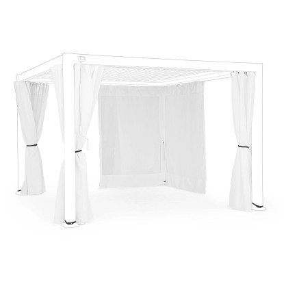Teli laterali e zanzariera pergolato Ocean 300x400 cm 4 pz