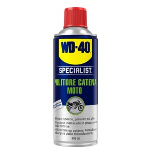 WD-40 Pulitore catena moto, per pulizia e manutenzione, ideale per la cura dell'auto.