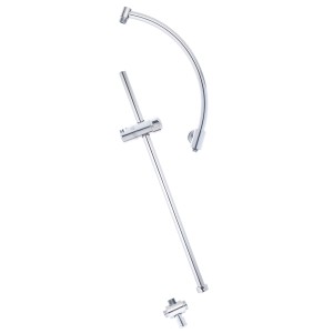 Asta saliscendi My Rain, forma rotonda, cromata, per soffione e doccetta nella gamma accessori doccia.