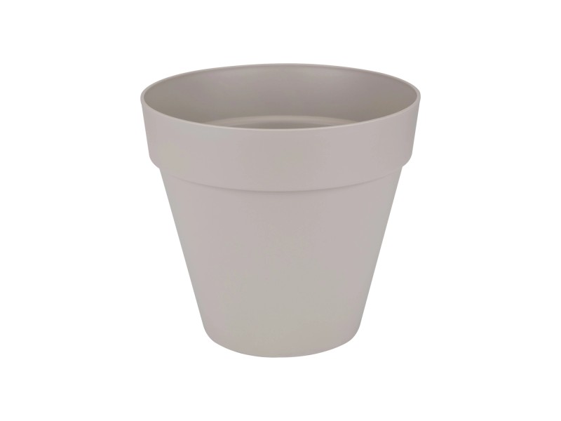 URBNLIVING, vaso da fiori alto in rattan, rotondo o quadrato, plastica, Beige, Medium Square