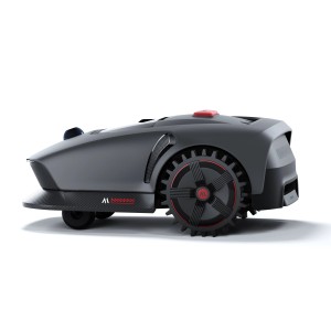 Dreame Mova robot rasaerba: Robot tagliaerba senza fili grigio con ruote off-road fino a 1.000 m².