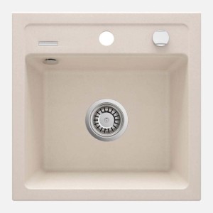 Lavello 1 vasca Idrostile Martí sifone 440x184 mm beige