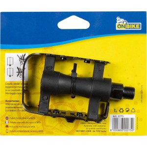 Pedale nero per bici da corsa e MTB, categoria Riparazione e ricambi.