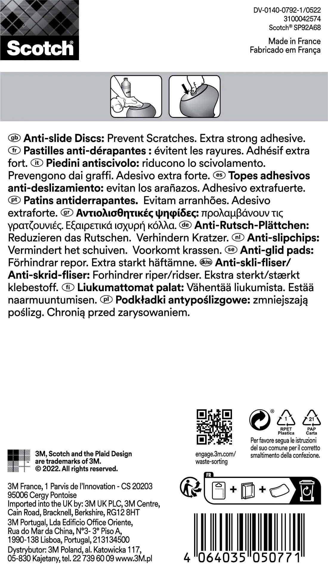 KEQAR 32 Pezzi Antiscivolo Pads, Paracolpi Per Piani In Vetro - Foto 3