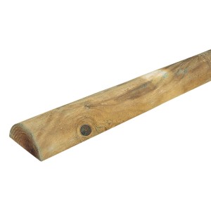 Palo per recinzione in legno naturale per giardino e paesaggistica.