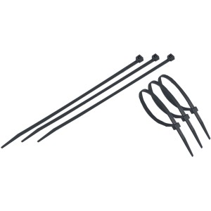 Fascette stringicavo nere per giardino e casa.