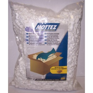 Sacco di patatine da imballaggio per proteggere oggetti fragili.