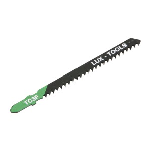 Lama per seghetto alternativo LUX per legno fine, attacco a T, adatta per seghetti alternativi.