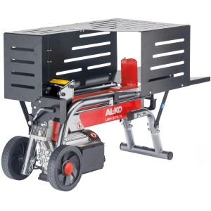 Spaccalegna elettrico Al-Ko LSH 370/4: Spaccalegna orizzontale con ruote e protezione.
