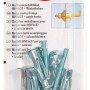Fischer tassello per cavità HM 5x37 con ganci ad angolo, set da 4, adatto per cartongesso e controsoffitti.