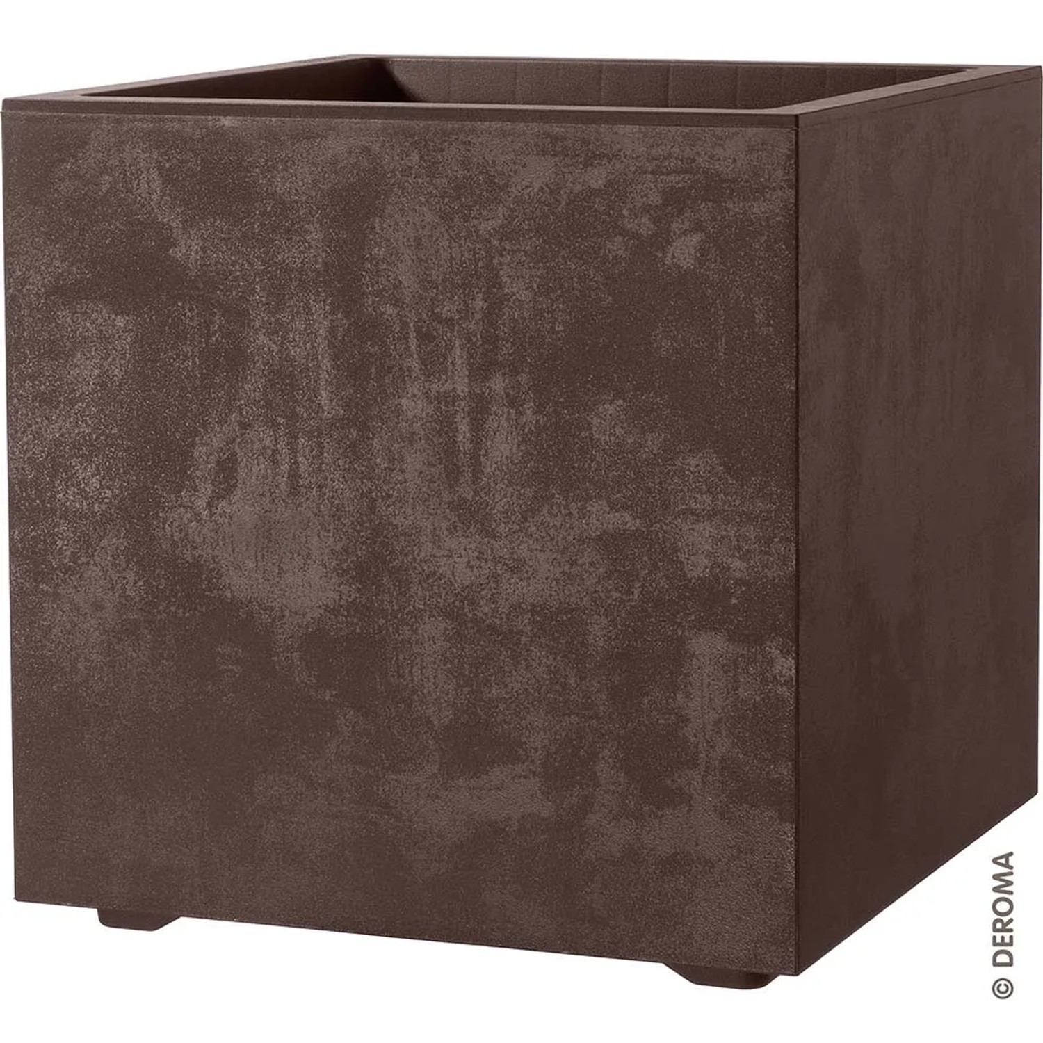 Blim Sottovaso Quadrato In Plastica Per Vasi, Marrone Scuro, 25 X 25 Cm, Riciclabile E Atossico - 4