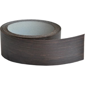 Bordo per cucina Top Cucina effetto legno scuro, arrotolato.