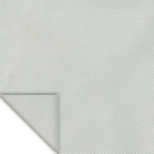 Tessuto chiaro e strutturato per accessori auto, dettaglio.