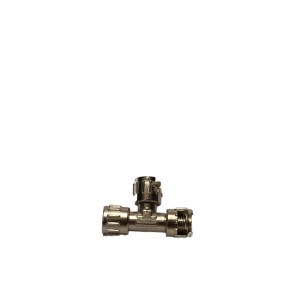 Raccordo a "T" Abac con dadi fresati 1/4" maschio