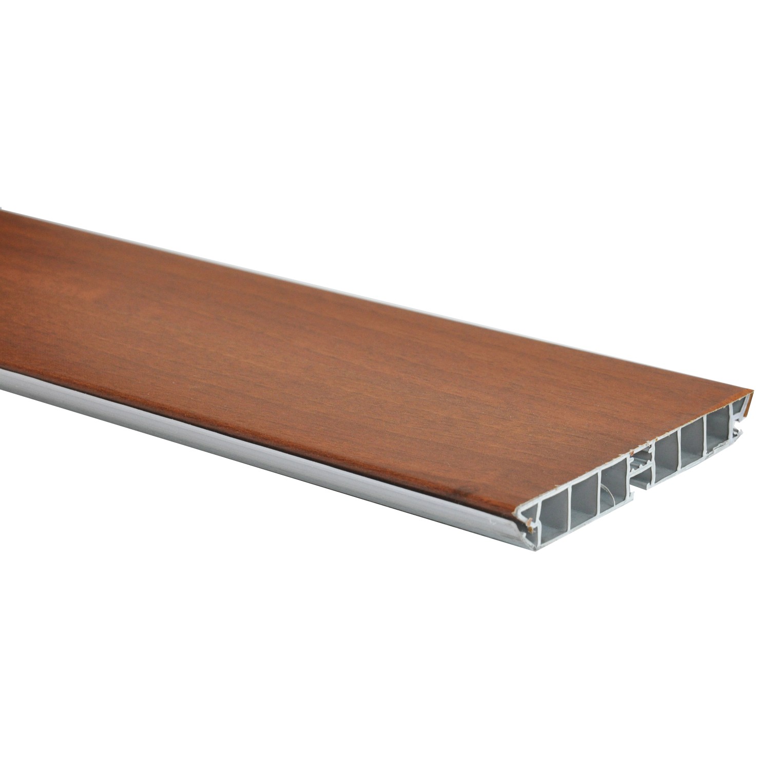 Zoccolo Per Cucina In PVC/Melaminico, Altezza 10 Cm, Colore Noce - Vari Lunghezze, Con Guarnizione Antiacqua