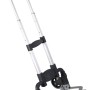 Carrello pieghevole in alluminio, portata max 68 kg per il trasporto in cantiere.