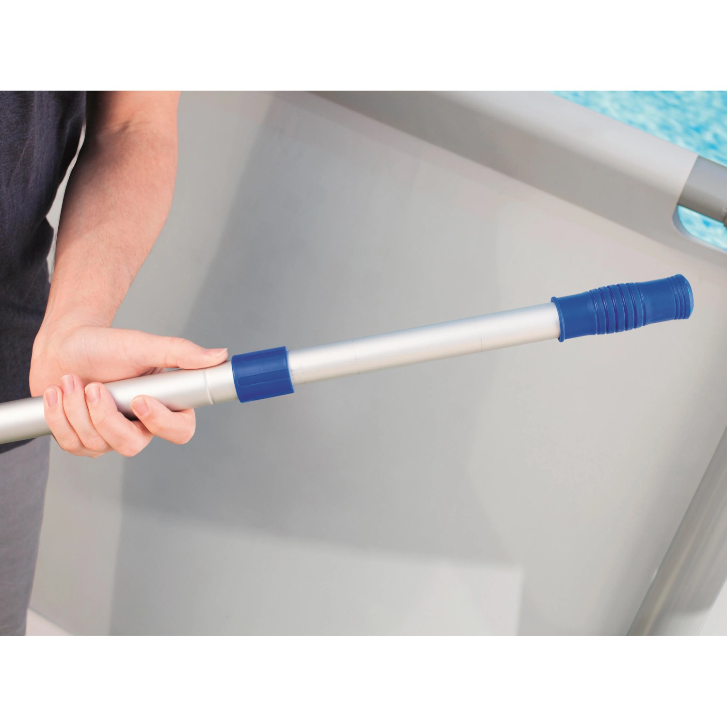 Asta telescopica Bestway Flowclear per retino piscina, lunghezza 3,6 m.