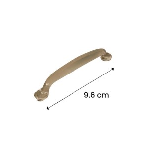 Maniglia mobile zama interasse 96 mm nichel satinato