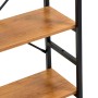 Scaffale in metallo e legno Achille 3 ripiani 60x28x83,5 cm_5