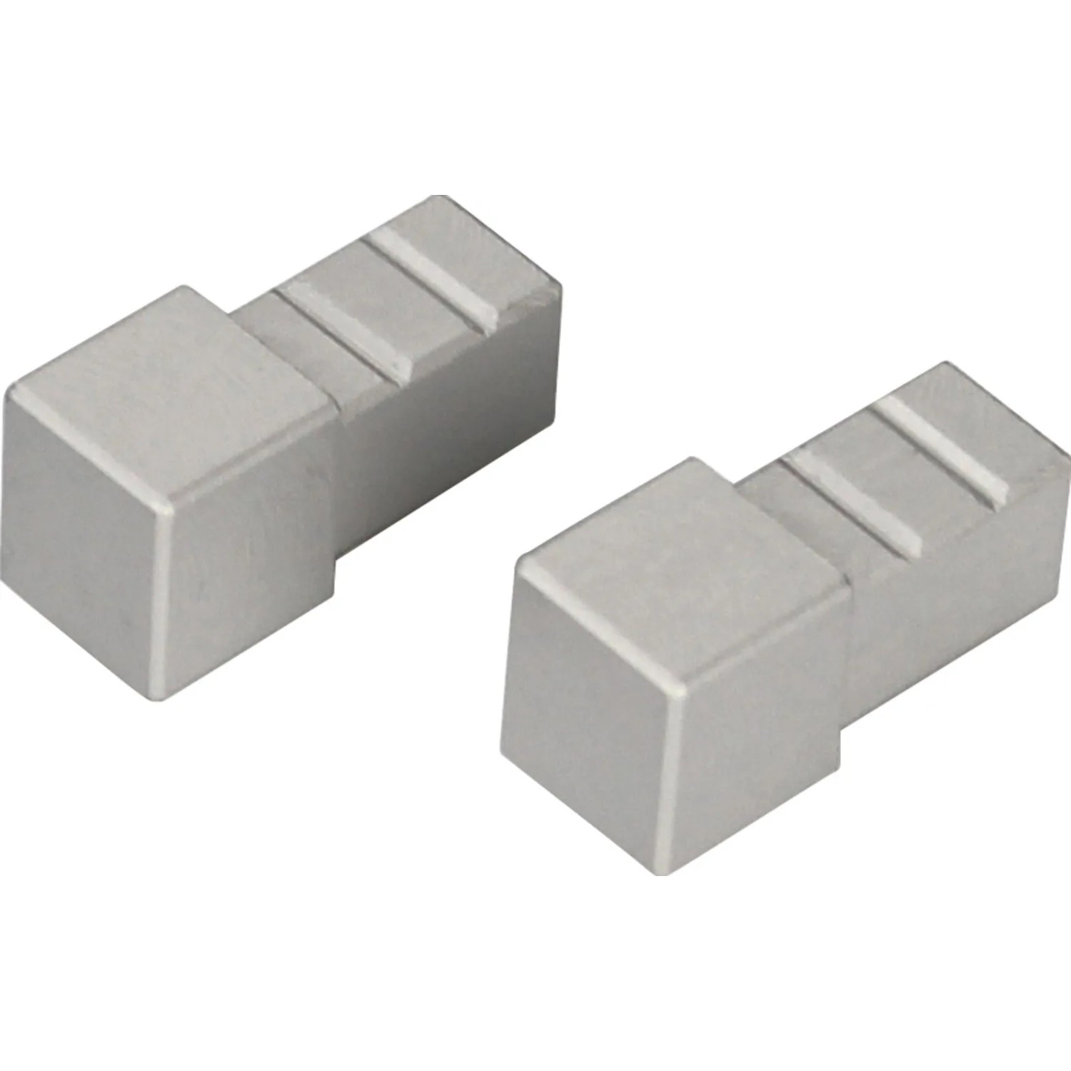 Chiusura a vite in alluminio 24-410 opaco Alluminio argento