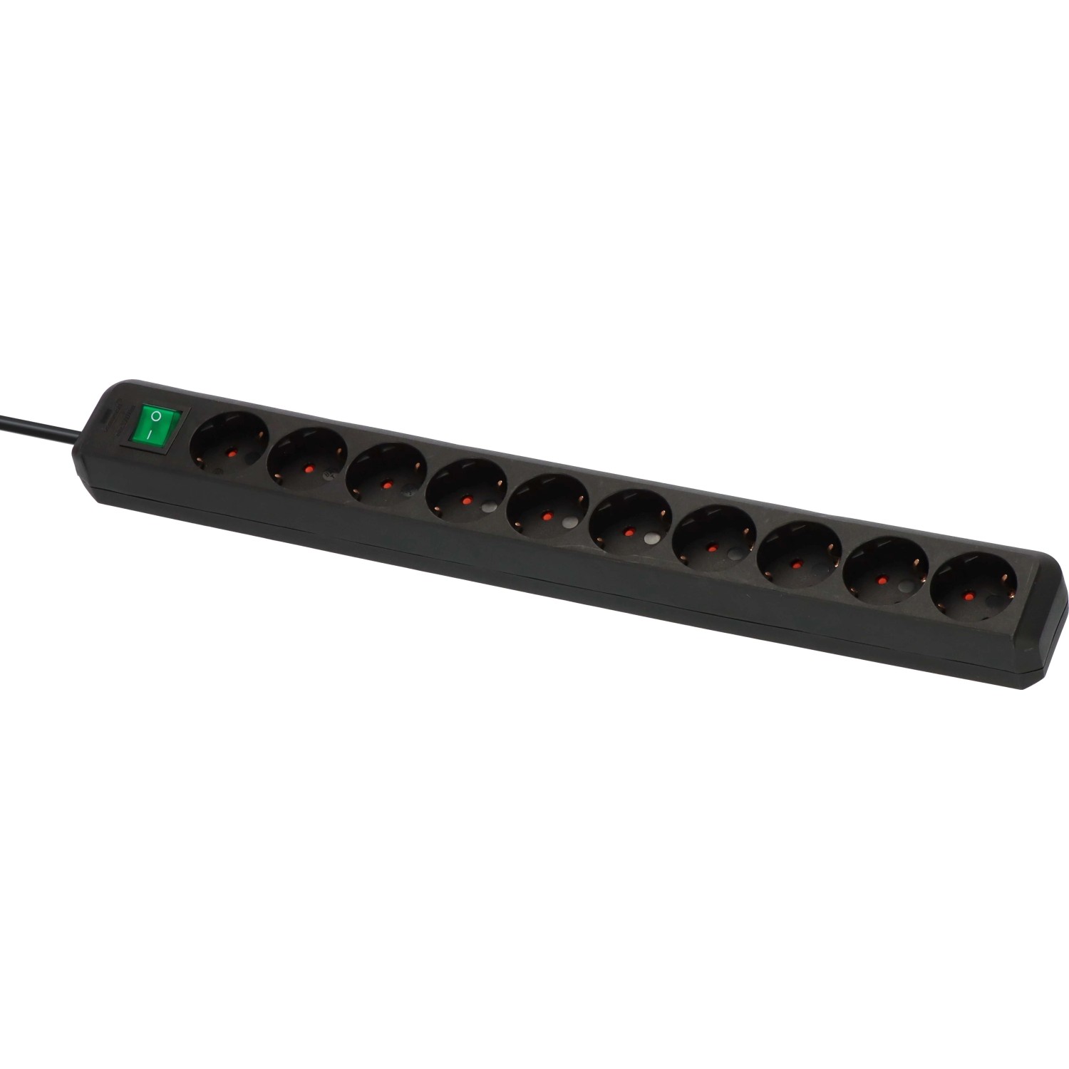 Brennenstuhl Prolunga Powerblock IP44 10 M - 4 Prese A Conchiglia Con Gancio - Giallo - Ideale Per Esterni E Officina