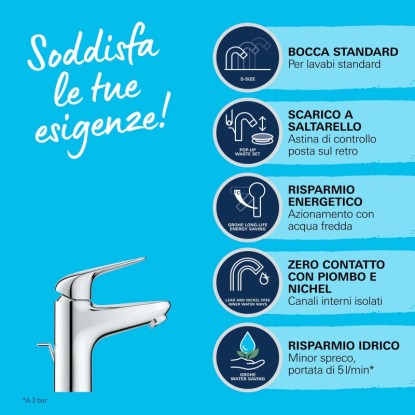 Rubinetto per bidet Swift cromo