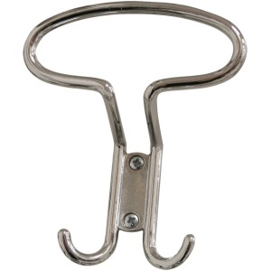 Appendino cromato per organizer armadio.