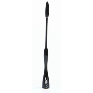 Antenna auto nera di t.b.t. per una migliore ricezione. Accessorio esterno auto.