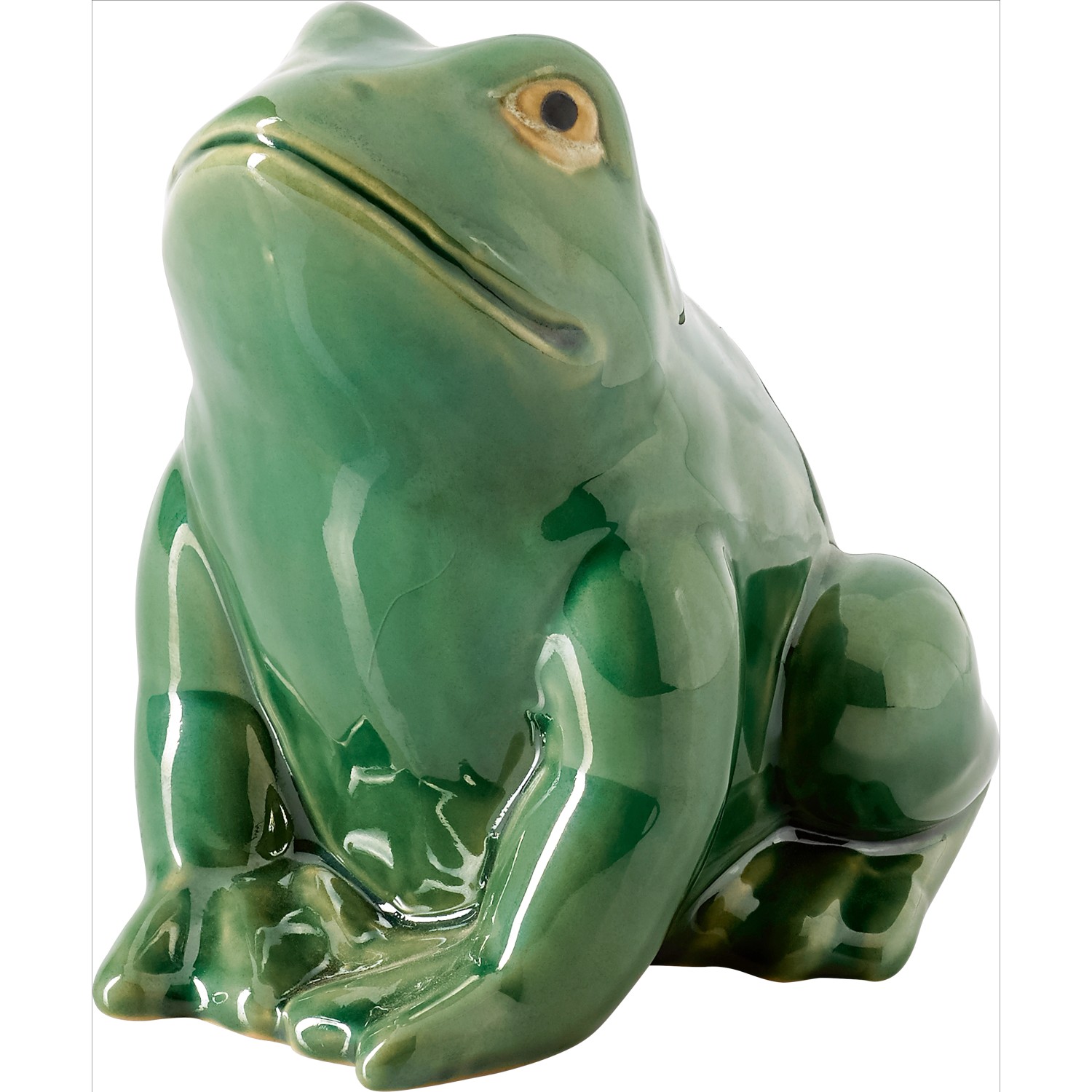 Rana Decorativa Divertente Con Griglia - Statua In Pietra Artificiale Verde, 17 Cm - Foto 7