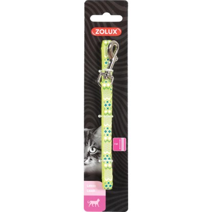 Guinzaglio per gatti in nylon Ethnic verde